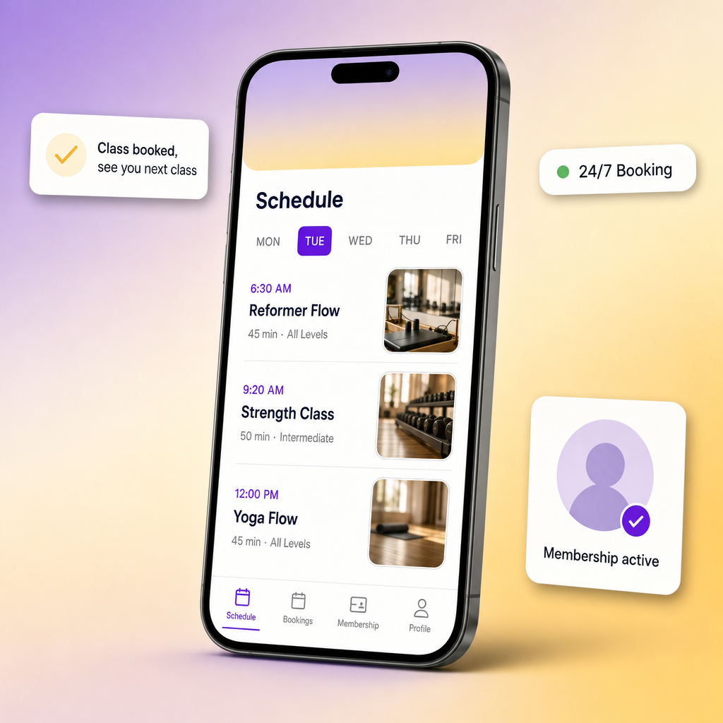 Vibefam mobile booking app
