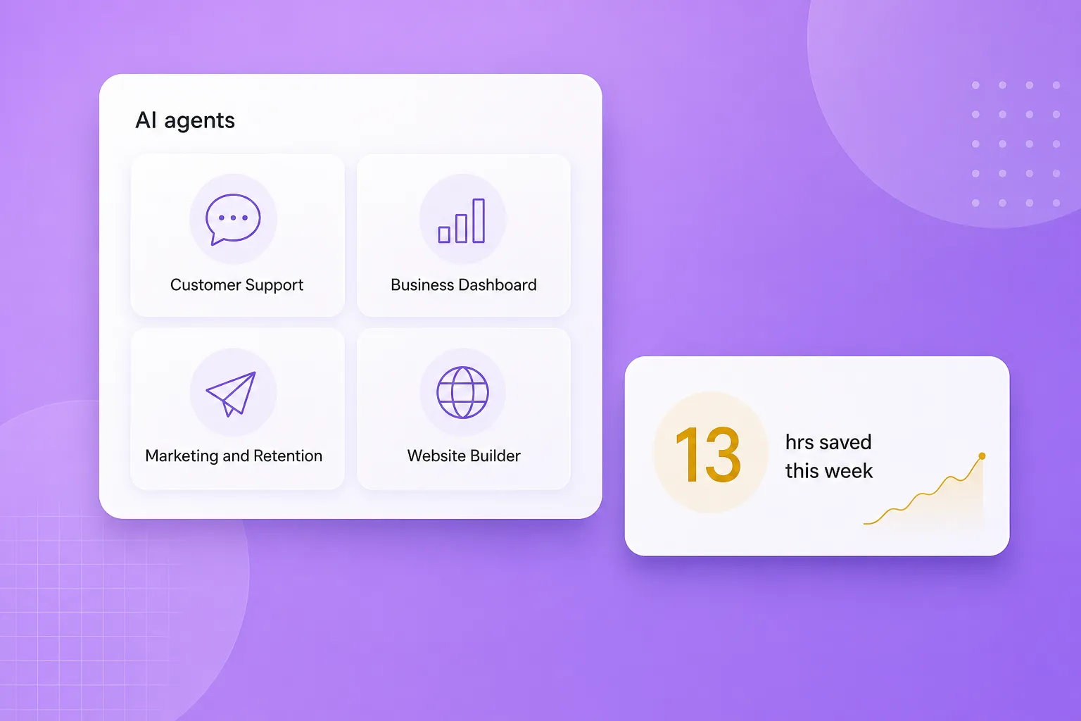 AI that saves you 13 hours a week of admin.