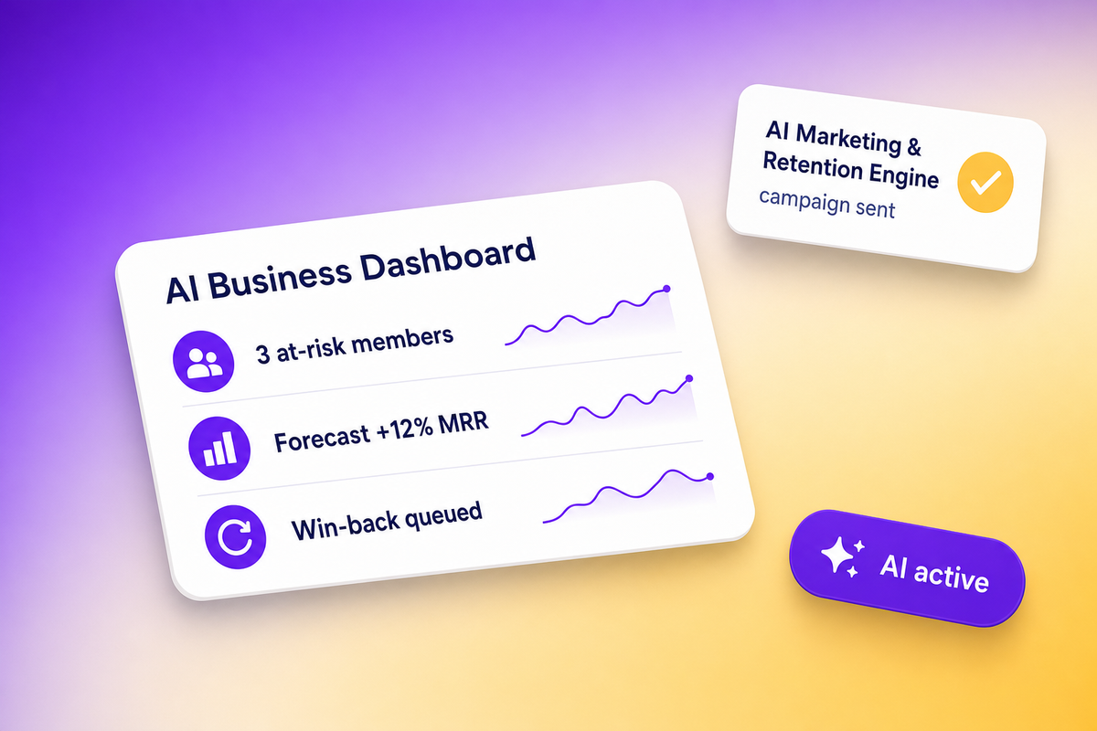 AI Dashboard for fitness studios