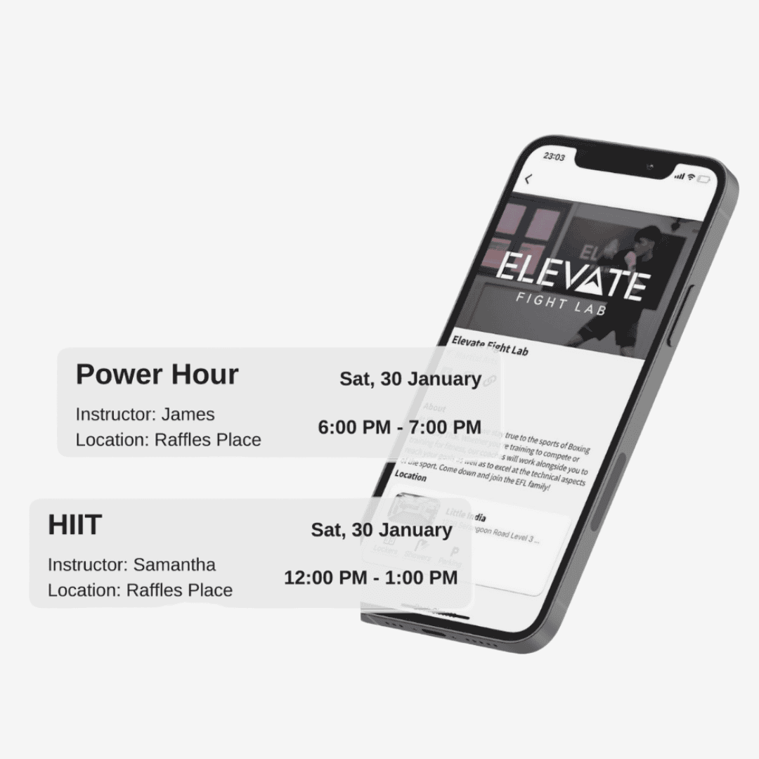 Vibefam mobile booking app